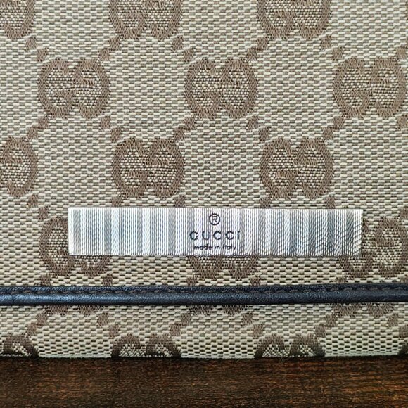 Vintage GUCCI Canvas Continental Wallet - Picture 13 of 15